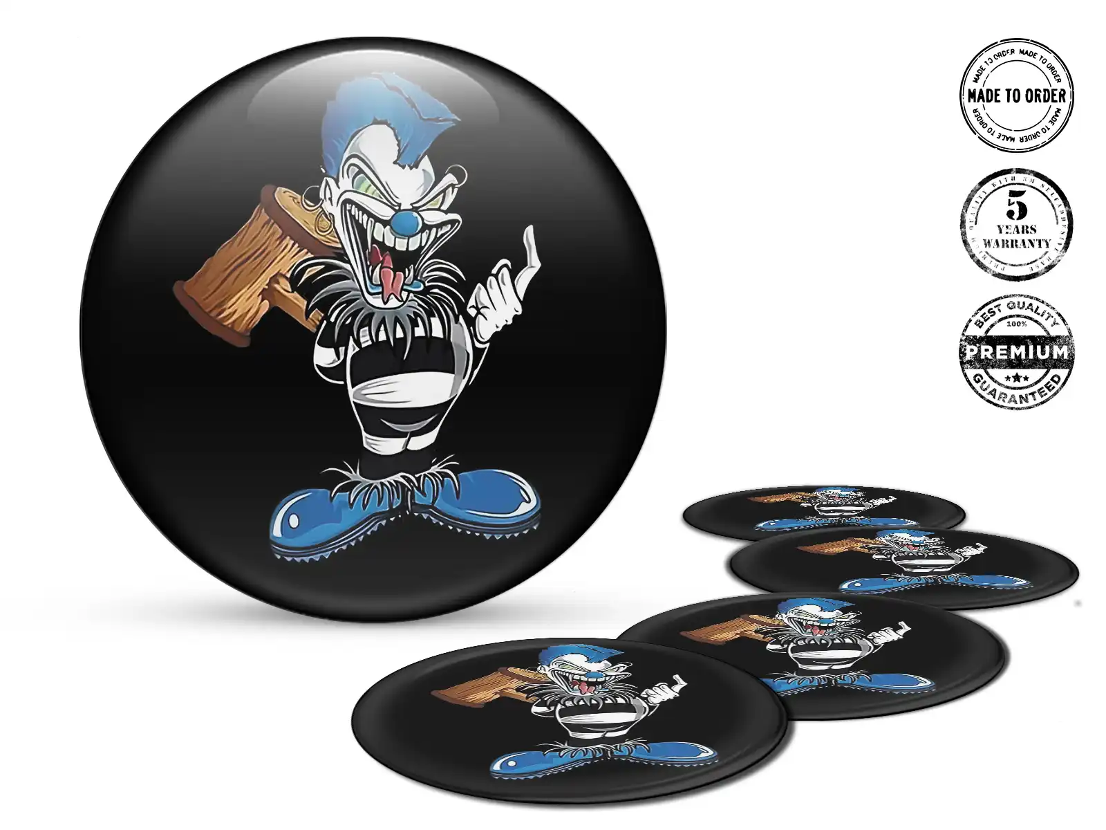 Emblema Rueda Racing Estilo Cúpula Premium Limitada